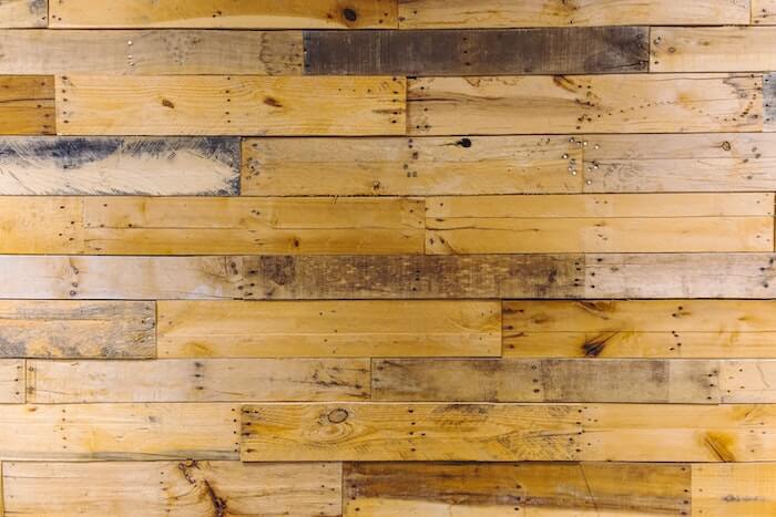 reclaimed wood wall