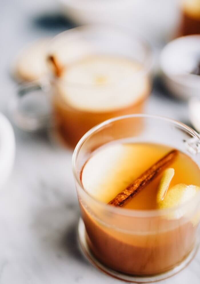 Apple cider hot toddy