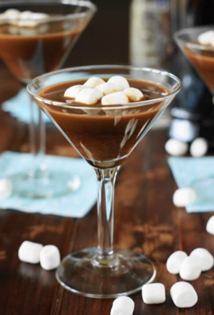 Hot chocolate martini