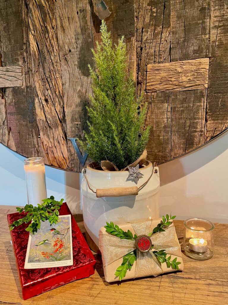 vintage Christmas vignette