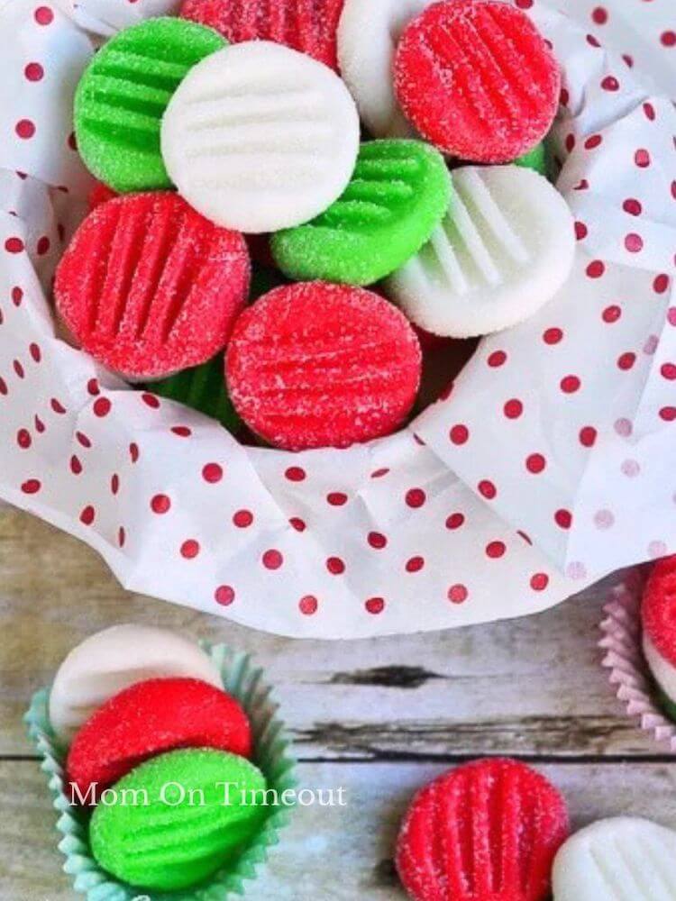 red green and white christmas cookies