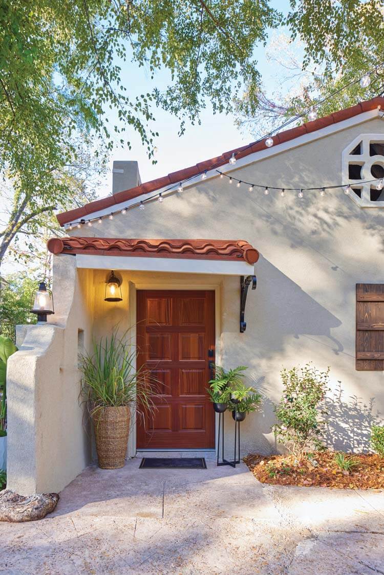 entrance door at the Villas at Spanish Court exterior