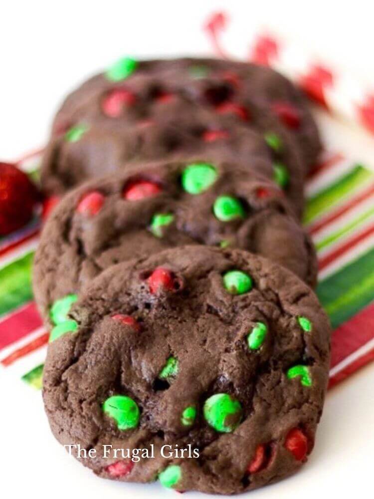 m&m chocolate chip cookies