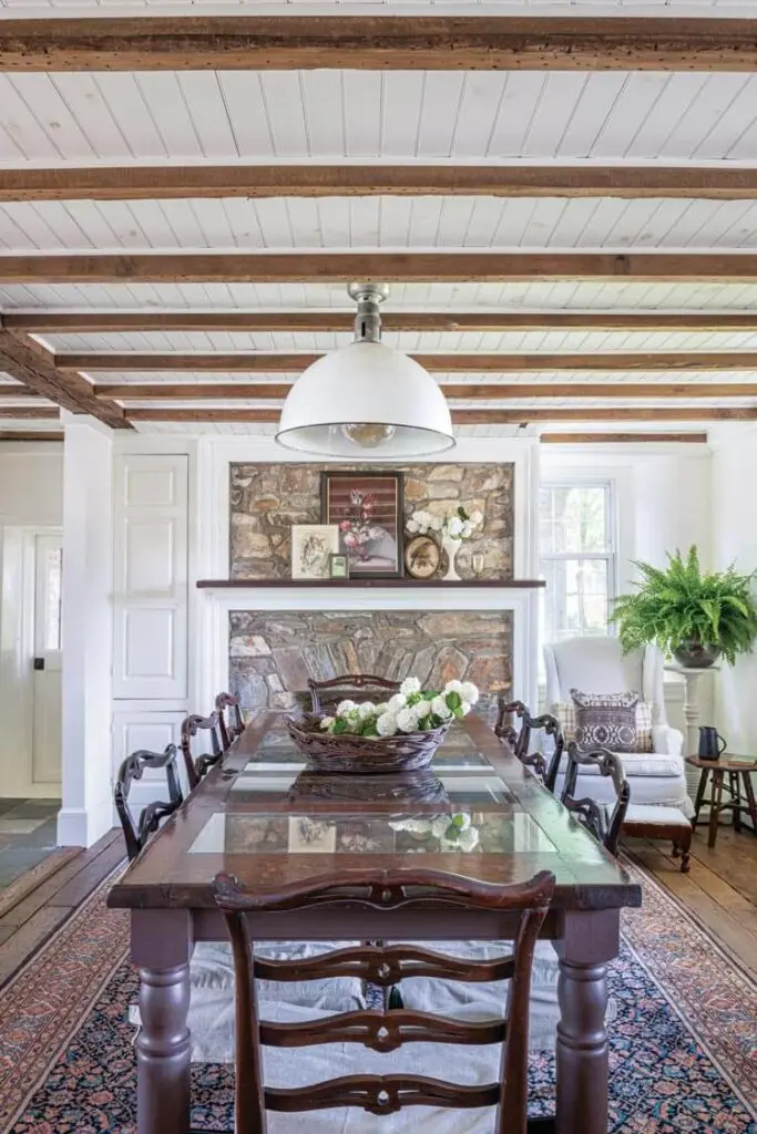 What Is Farmhouse Cottage Style dining room