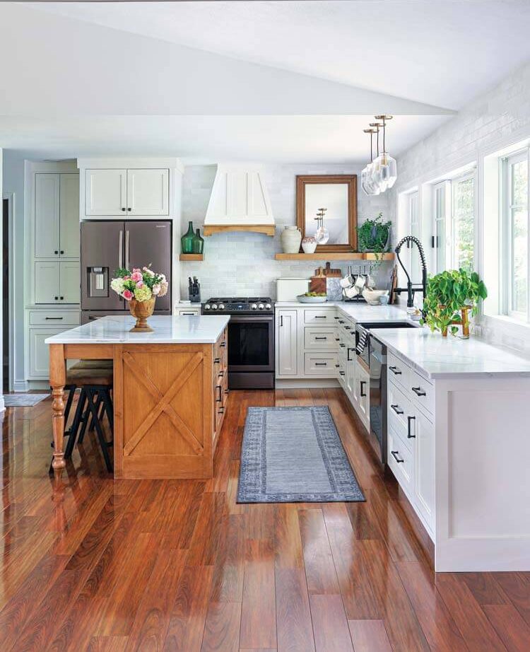 My White Modern Farmhouse Dream Kitchen  Rockford, Michigan — Laurenda  Marie Photography