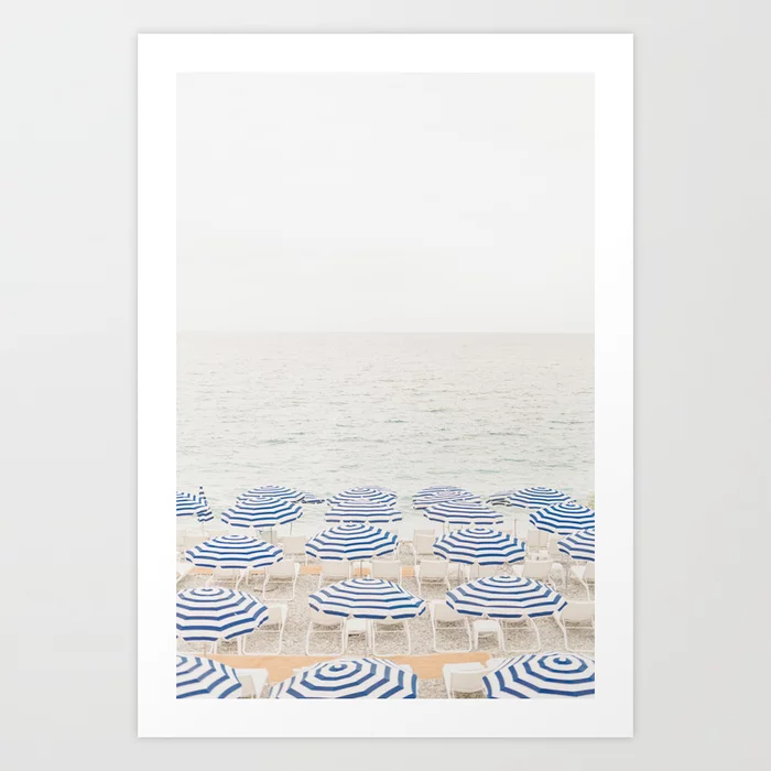 Coastal wall art from Society6