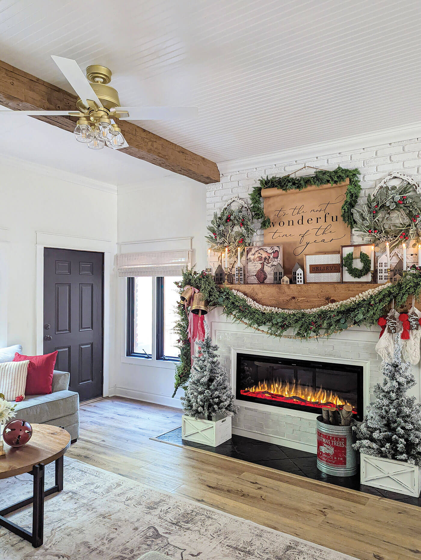 How to Decorate Your Ceiling with Faux Wood Beams