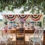 Fourth of July outdoor tablescape