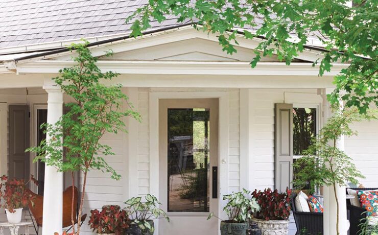 refreshed exterior of 1920s bungalow