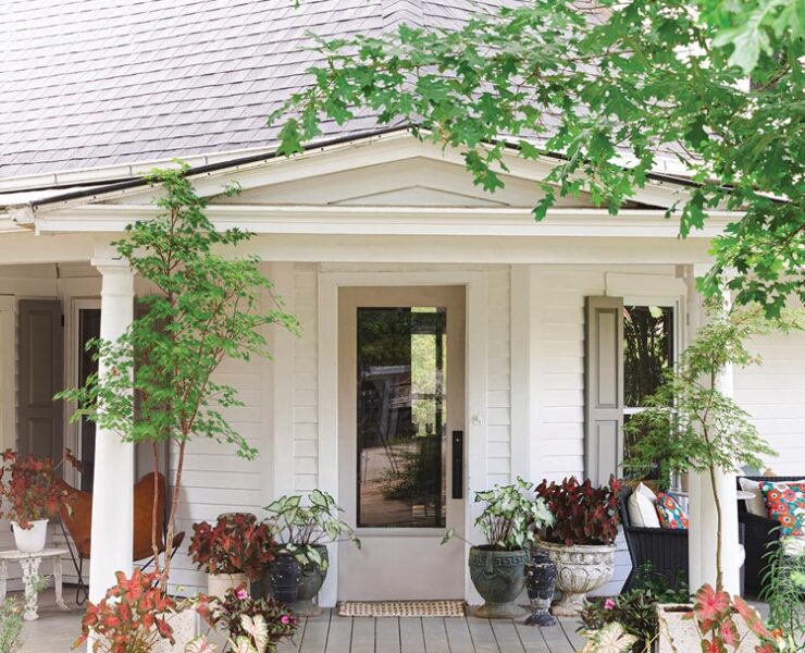 refreshed exterior of 1920s bungalow