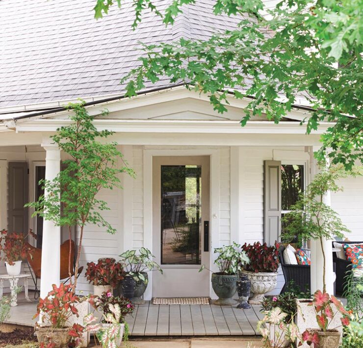 refreshed exterior of 1920s bungalow