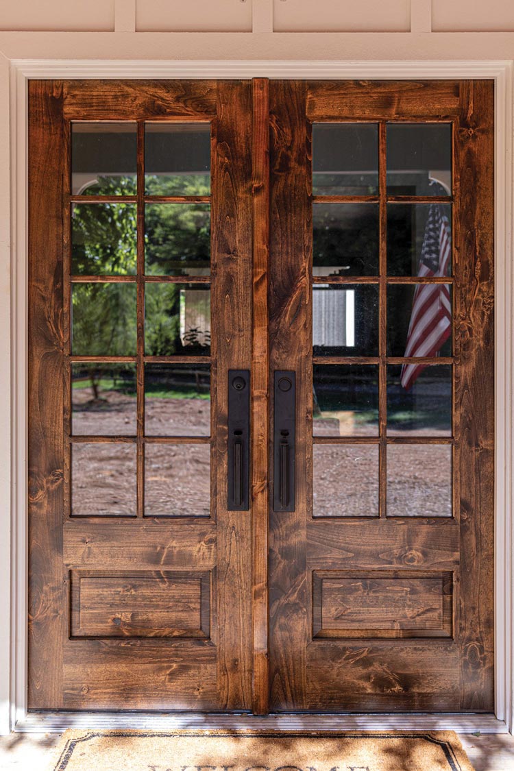 Ozark Custom Door Company double doors