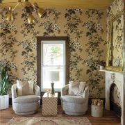 floral wallpaper in Holly Thompson's 1920s bungalow