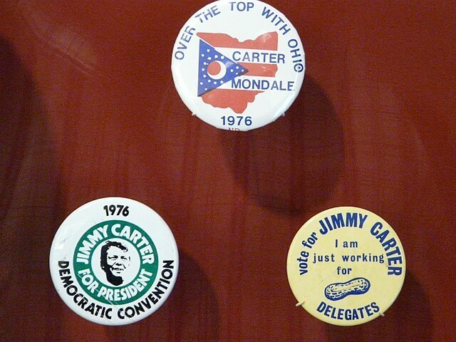 Jimmy Carter presidential campaign pins