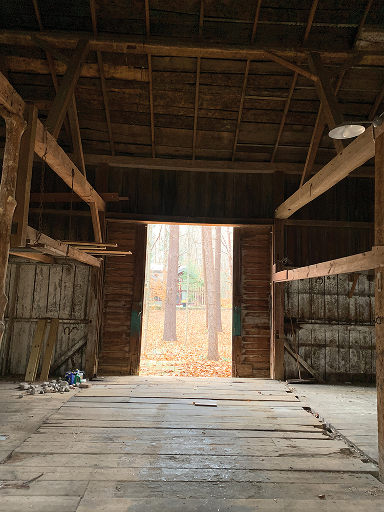 old barn prior to renovations