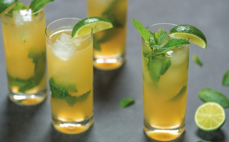 Green Tea Mojito Mocktails