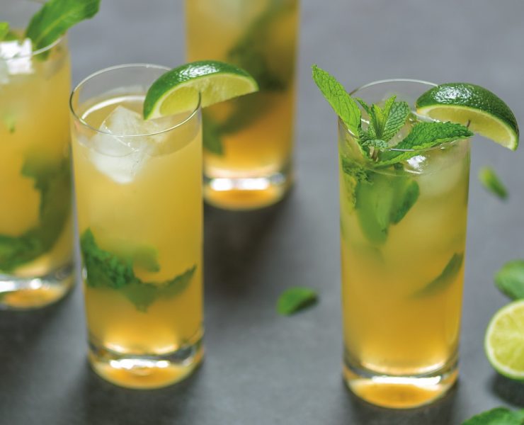 Green Tea Mojito Mocktails