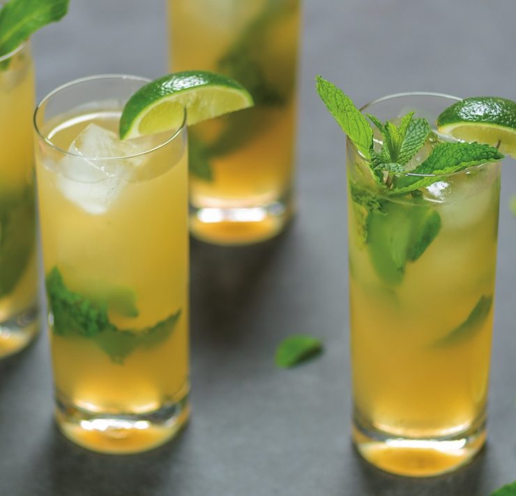 Green Tea Mojito Mocktails