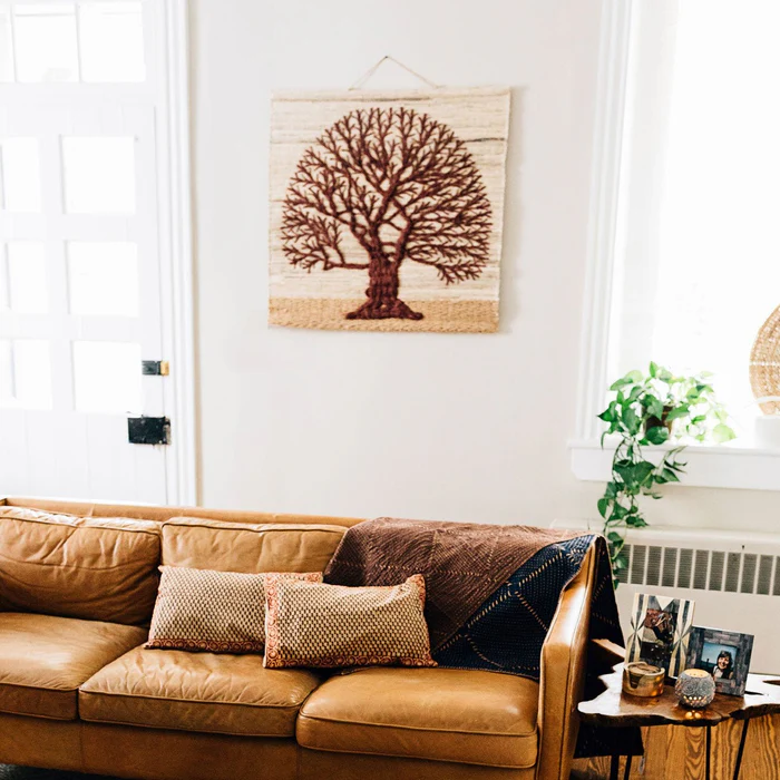 woven Tree of Life wall hanging